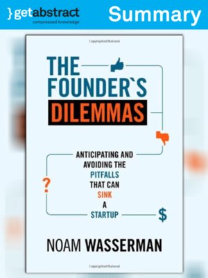 cover image of The Founder's Dilemmas (Summary)